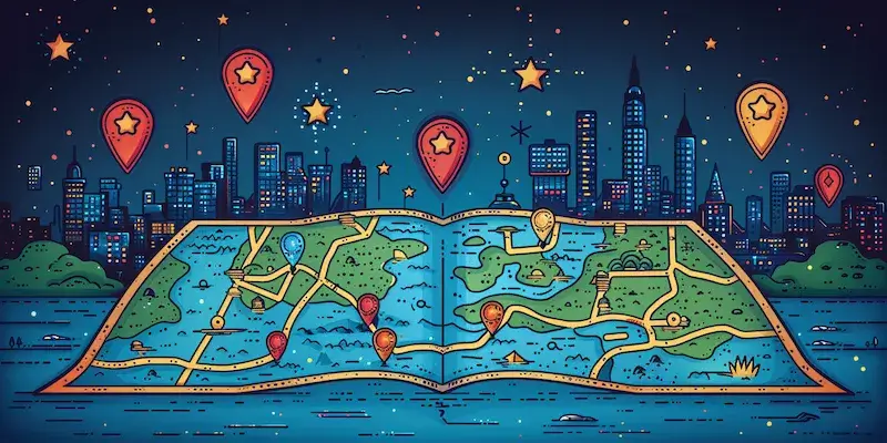 Pozycjonowanie mapa Google
