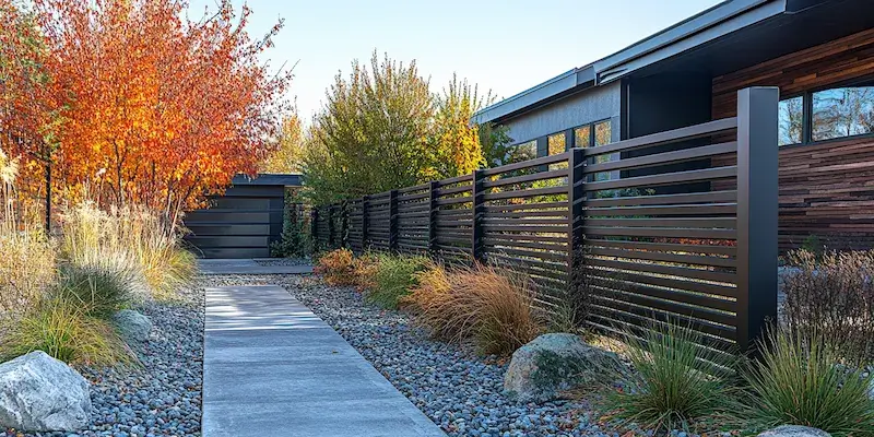 Schmuckzaun aus Polen